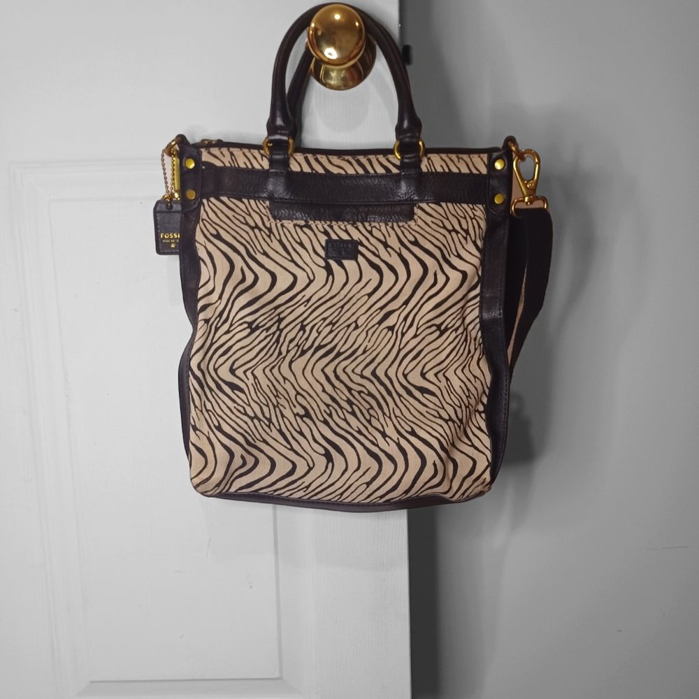 Fossil Zebra Print bag - Picture 3 of 6